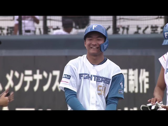 【ファーム】勝ち越しの一打!! ファイターズ・山縣秀 値千金のセンター返しで流れを呼び戻す!! 2025年8月9日 北海道日本ハムファイターズ 対 読売ジャイアンツ