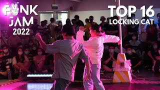 JK AND LIL KC VS DOUBLE SHAKE | LOCKING TOP 16 | NTU Funk Jam 2022