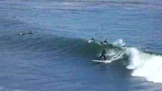 preview picture of video 'Surfing at Capitola village, California, near Santa Cruz'