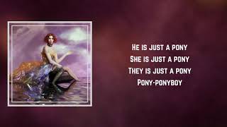 Sophie - Ponyboy (Lyrics)
