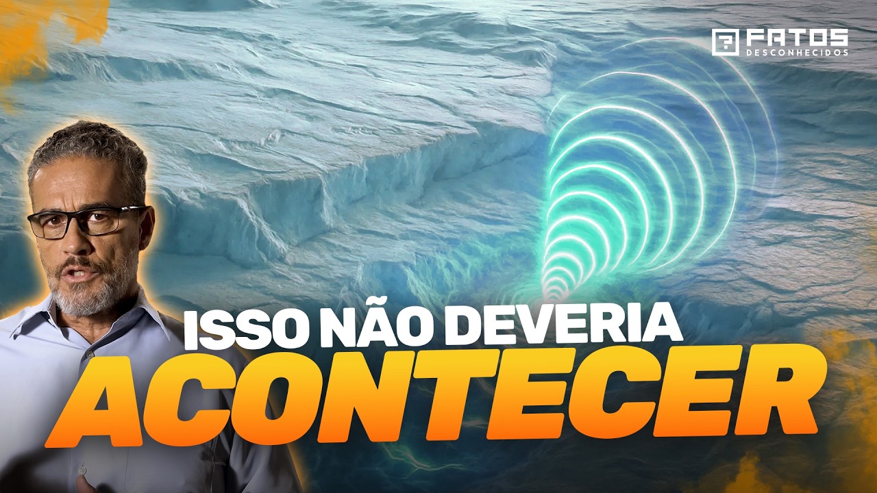 Antártida: Ondas de rádio vindo debaixo do gelo, algo que não deveria acontecer