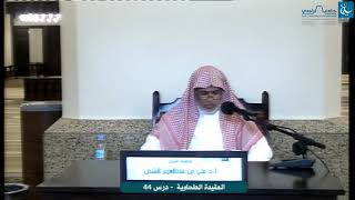 صورة أ.د. علي الشبل | التعليق على شرح العقيدة الطحاوية لابن أبي العز الحنفي (44)