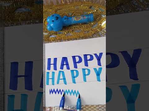 Brush pen art writing #art #shorts#youtubeshorts#brushpen