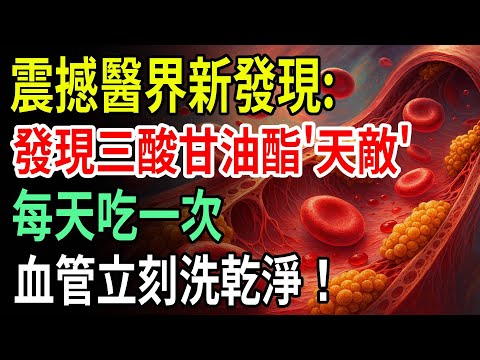 醫生驚呆！三酸甘油酯剋星曝光：每天吃一次，血管立刻洗乾淨！