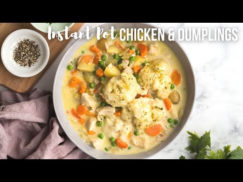 The BEST Instant Pot Chicken and Dumplings | The Recipe Rebel