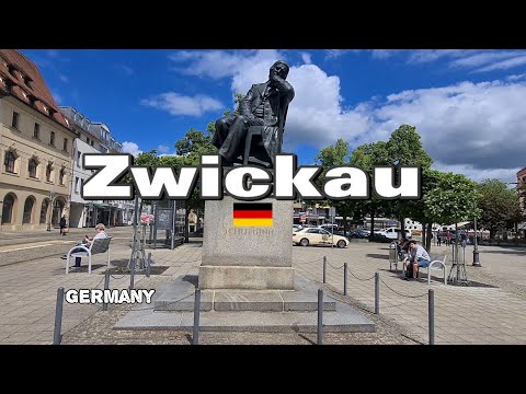Zwickau Germany 🇩🇪 Walking Tour in Historic city of Zwickau in Germany 30.05.2025