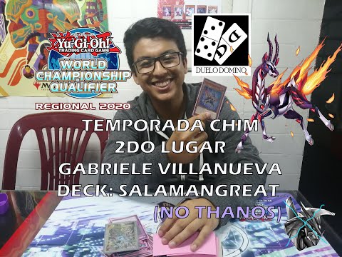 REGIONAL CHIM LIMA PERU 2DO LUGAR - GABRIELE VILLANUEVA DECK SALAMANGREAT (NO THANOS)