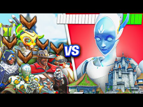 1 BUFFED Top 500 Echo VS 5 Bronze Players - Who wins?! (ft. YZNSA)