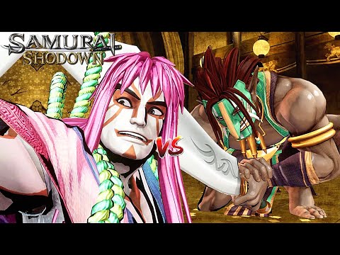 Samurai Shodown KYOSHIRO SENRYO vs TAM TAM Gameplay | Season Pass 2 DLC | Samsho 2019 | 2020 | PS4