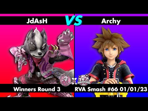 RVA Smash #66: JdAsH (Wolf) vs Archy (Sora) - Winners R3 - Super Smash Bros Ultimate SSBU