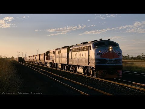 SSR Grain Train With B61, GM22 & L277- PoathTV Australian Trains & Railways