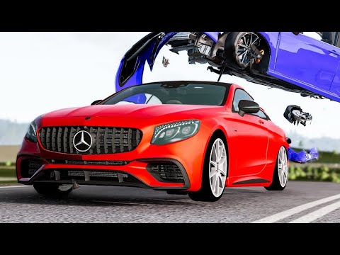 Out of Control Traffic Crashes Bike #39 - BeamNG Drive Crashes