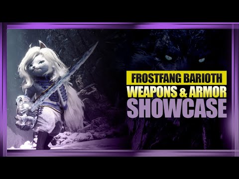 MHW Iceborne | Frostfang Weapons, Armor and Skills Showcase | Quick Commentary