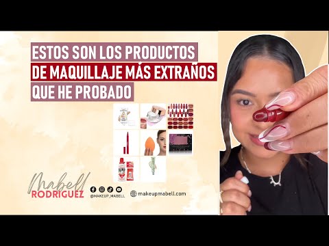 Estos son los productos de maquillaje más extraños que he probado 😰😨