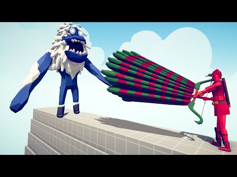 YETI vs EVERY GOD - Totally Accurate Battle Simulator TABS
