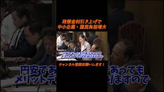 【参政党】政策金利引き上げで中小企業・国民負担増大【神谷宗幣】＃参政党＃神谷宗幣＃神谷＃消費税＃消費税減税