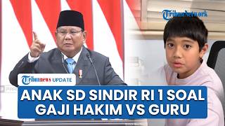 Lagi! Bocah SD Kritik Prabowo soal Kenaikan Gaji Hakim: Harusnya Guru yang Naik 300 Persen