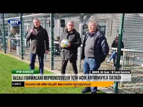 SG Gahmen Futbol Turnuvasında Salih Özcan ve Emre Can’ın imzalı formaları depremzedeler için satıldı