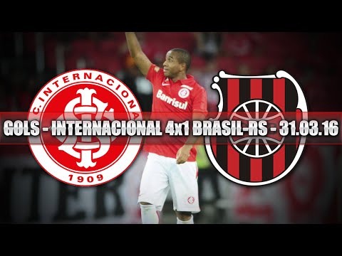 GOLS - INTERNACIONAL 4x1 BRASIL DE PELOTAS - 31.03.16
