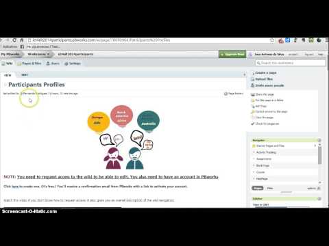 How to join the ICT4ELT Pbworks Wiki
