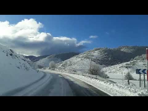 Nieve y hielo entre Boca de Huérgano y Siero de la Reina (León)
