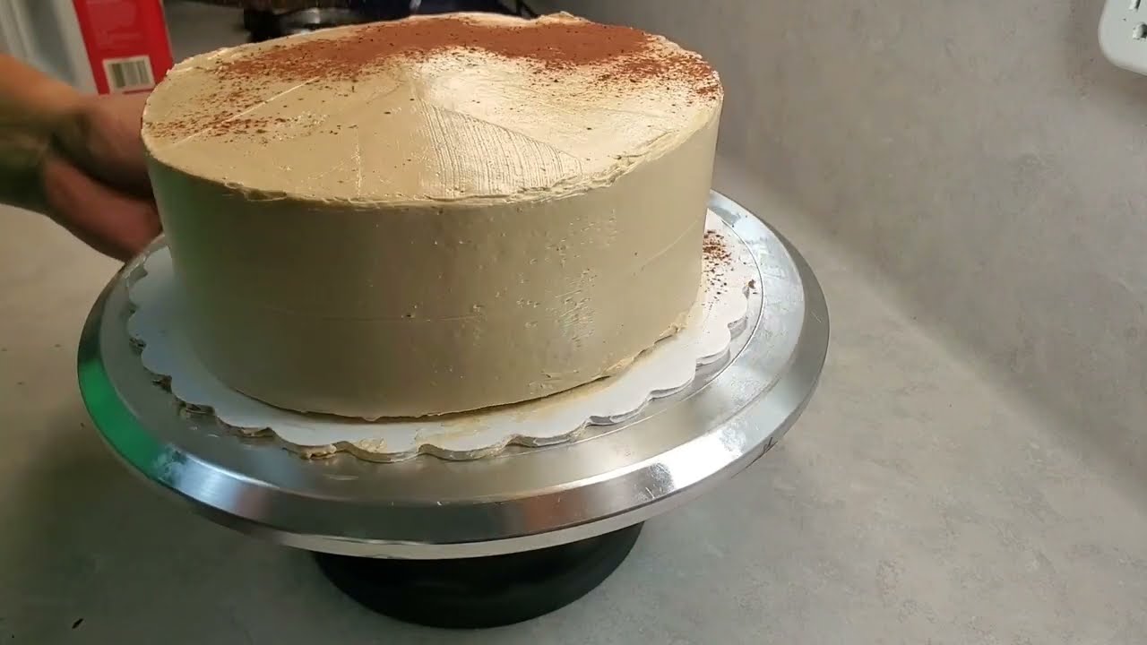 como hacer crema de mantequilla sabor a cafe para decorar pastel