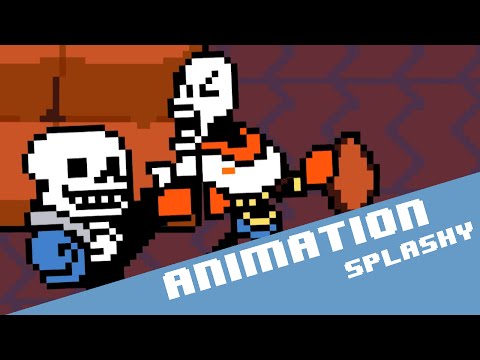 Sans Vs Papyrus - Undertale fight animation P.2/2