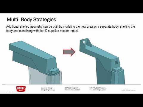 Multibody Strategies - SOLIDWORKS Tutorial -  Fantastic Plastic 12
