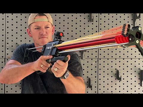 The Chinese High-Powered Slingshot Gun!!!