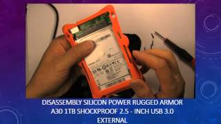 Video thumbnail for Disassembly repair data recovery Silicon Power Rugged Armor A30 1TB Shockproof External Hard drive by DataPro Data Recovery Lab