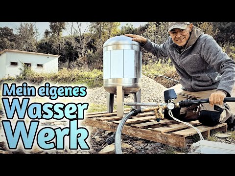 Offgrid in Portugal: Eigenes Wasserwerk mit Brunnenpumpe und Drucktank für Hauswassernetz