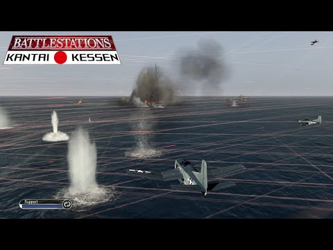 Battlestations: Kantai Kessen + Cinematic Mode - Battle of Iwo Jima