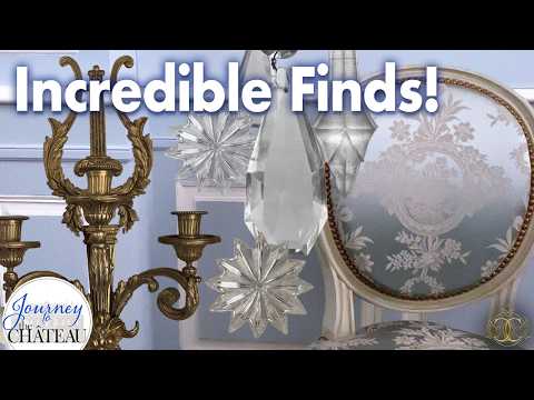 Finding INCREDIBLE ANTIQUES at an Amazing Chateau Event