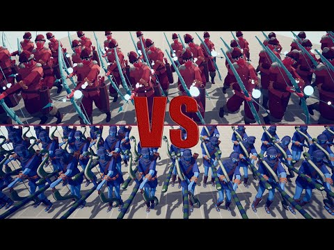 50 vs 50 RANGED UNITS PART 1 TOURNAMENT, TABS - Totally Accurate Battle Simulator