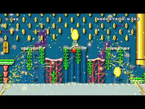 ★ ☆ Secret Rainforest ☆ ★ by S⍺𝛾υƞσ - Super Mario Maker 2 - No Commentary 1bz