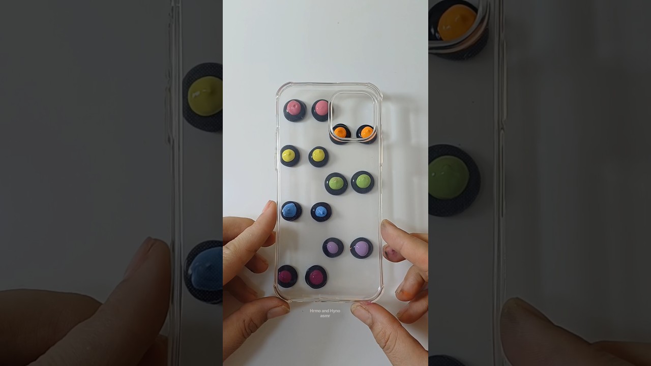 Satisfying Phone case Painting with acrylic Paint || #satisfying #painting #art #shorts #drawing