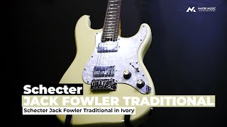 Video thumbnail for Schecter Jack Fowler Traditional in Ivory by Nafiri Music Jakarta