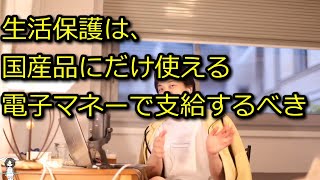 【ひろゆき】生活保護は、国産品にだけ使える電子マネーで支給しろ【思考】