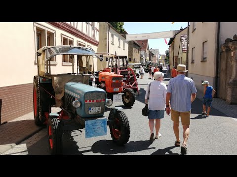 Theilheimatfest 2019 - Weinort Theilheim Heimatfest mit Oldtimer Traktoren, Oldtimer Autos usw