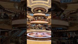 Now that's a dance floors - Atrium Piazza  #MajesticPrincess #CruiseVibes #short