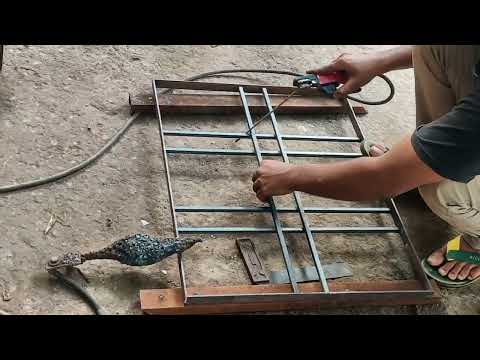 how to make simple iron window giril #weldingworks #metalwelding #welding #welding tips and tricks