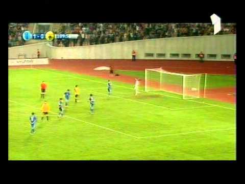 Football - UEFA Europa League qualification - 2011-12 - Dinamo Tbilisi-AEK Athens - Leonardo's goal