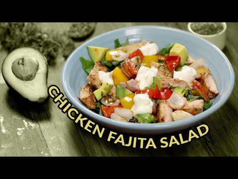 Chicken Fajita Salad Recipe - How To MAKE Chicken Fajita Salad | Joos Food
