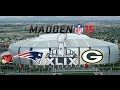 Patriots Vs. Packers Superbowl Madden 15 - YouTube