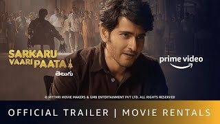 Sarkaru Vaari Paata - Official Trailer | Rent Now On Prime Video Store | Mahesh Babu, Keerthy Suresh