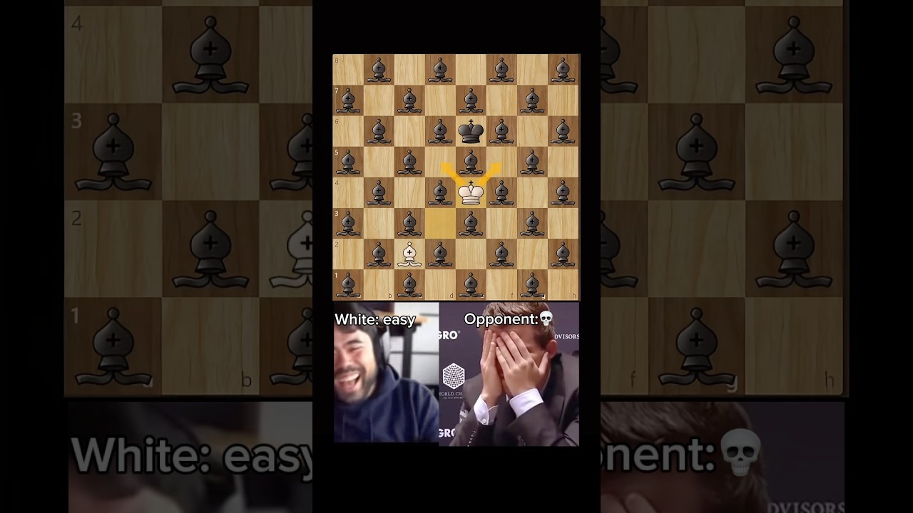 IMPOSSIBLE Chess Game❌ #chess #chessgame #magnuscarlsen