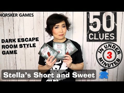 50 Clues: Pendulum of Death, White Sleep, The Fate of Leopold Board Game – Stella's Short and Sweet