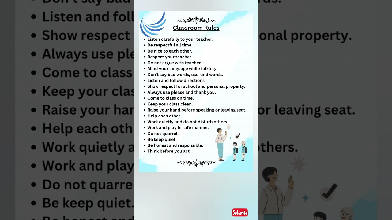 Classroom Rules