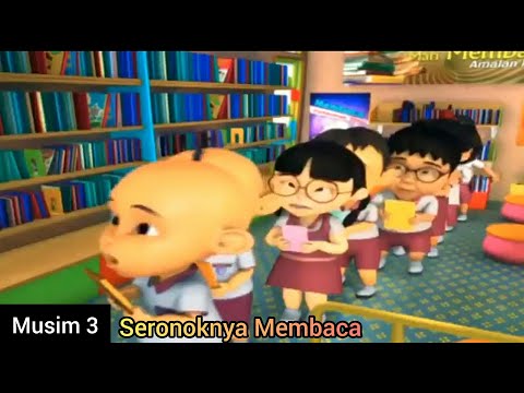 Upin & Ipin Musim 3 | Seronoknya Membaca