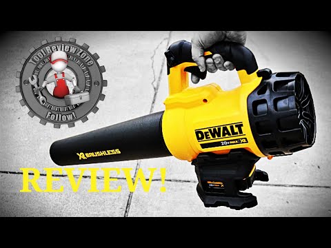 DEWALT cordless leaf blower REVIEW! (DCBL720P1)
